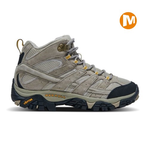 Dámské Trekové Boty Merrell Moab 2 Mid Ventilator Šedé (CZ. FOWSZ)